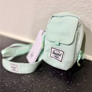 Herschel Light Green Mini Crossbody Bag- Brand New with Tag